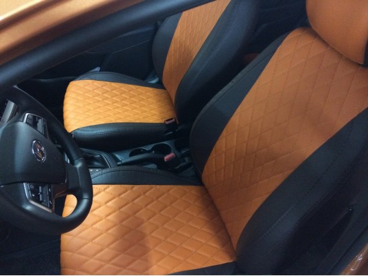 Авточехлы на Hyundai Solaris 2