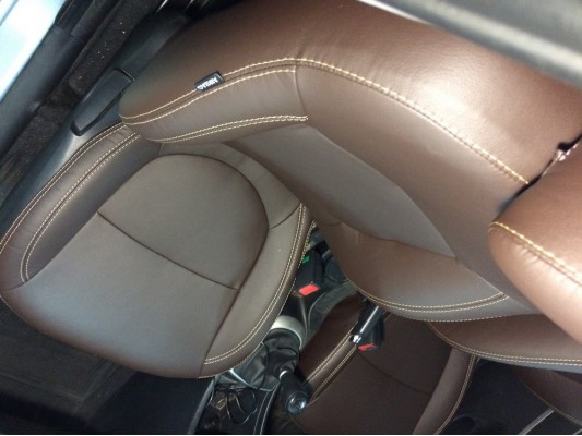 Каркасные авточехлы на Hyundai Solaris