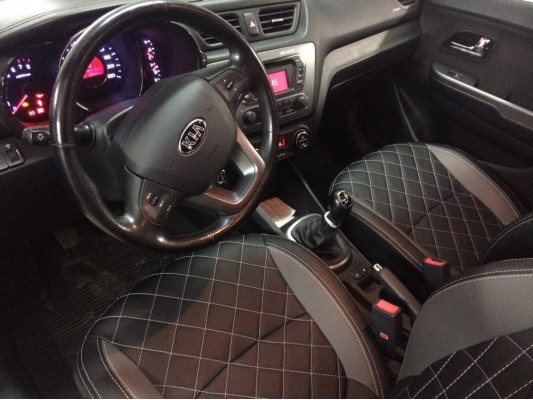Каркасные авточехлы на KIA Rio 3