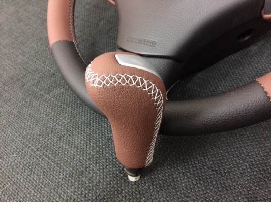 Перетяжка рычага и чехла КПП